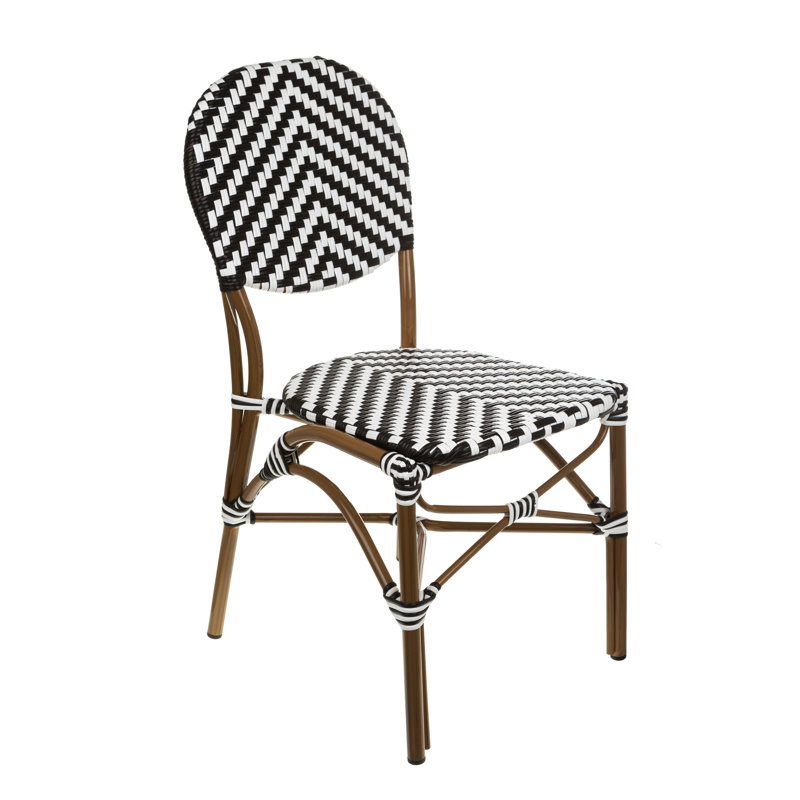 french bistro stacking patio accent chair threshold